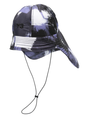 

Quilted logo-embroidered bucket hat, Y-3 Quilted logo-embroidered bucket hat