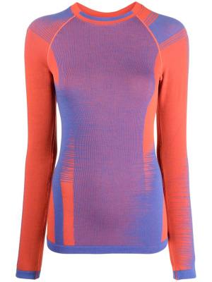 

Logo-print raglan-sleeve top, Y-3 Logo-print raglan-sleeve top