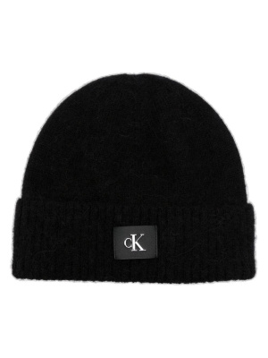 

Logo-patch wool beanie, Calvin Klein Jeans Logo-patch wool beanie