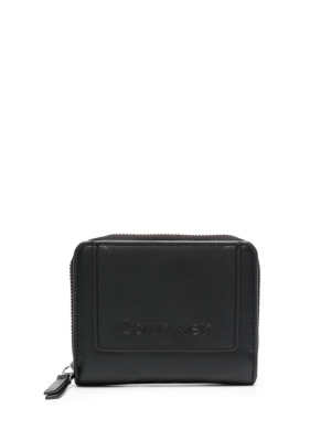 

Logo-embossed leather wallet, Calvin Klein Logo-embossed leather wallet