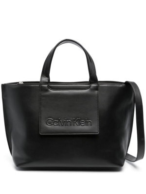 

Logo-debossed medium tote bag, Calvin Klein Logo-debossed medium tote bag