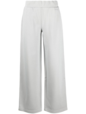 

Logo-print wide-leg track pants, Calvin Klein Logo-print wide-leg track pants