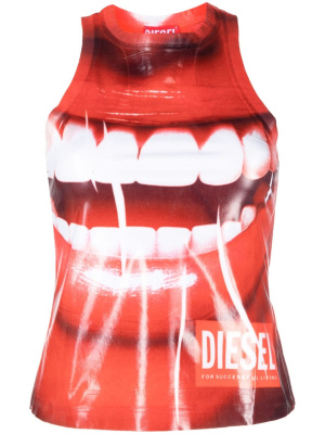 

Photograph-print tank top, Diesel Photograph-print tank top