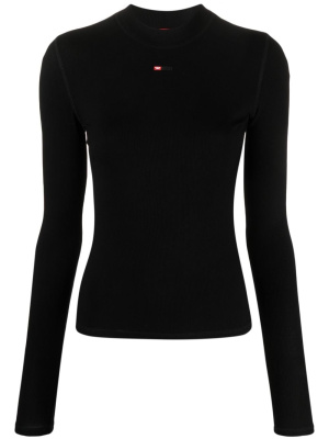 

Logo-embroidered stretch T-shirt, Diesel Logo-embroidered stretch T-shirt