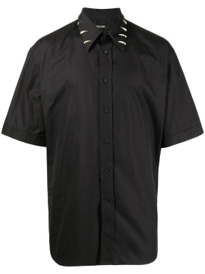 

Tooth-plaque short-sleeve shirt, Roberto Cavalli Tooth-plaque short-sleeve shirt
