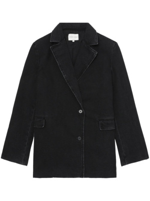 

Notched-collar single-breasted blazer, Loulou Studio Notched-collar single-breasted blazer