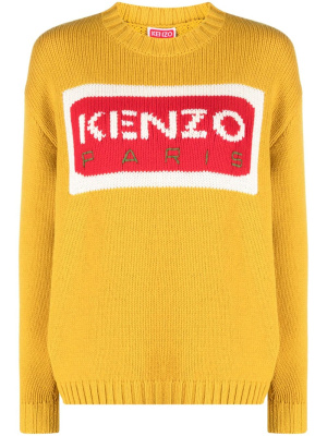 

Intarsia-knit logo jumper, Kenzo Intarsia-knit logo jumper