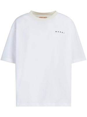 

Hearts-print half-length sleeves T-shirt, Marni Hearts-print half-length sleeves T-shirt