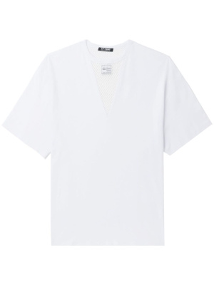 

Logo-patch cotton T-shirt, Raf Simons Logo-patch cotton T-shirt