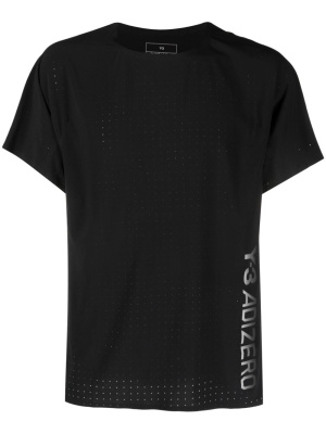 

Logo-print running T-shirt, Y-3 Logo-print running T-shirt