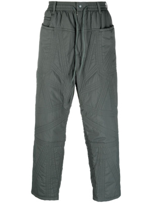 

Quilted drawstring-waist trousers, Y-3 Quilted drawstring-waist trousers