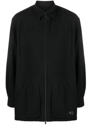 

Ripstop zip-up overshirt, Y-3 Ripstop zip-up overshirt