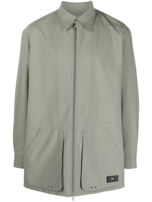 

Ripstop zip-up overshirt, Y-3 Ripstop zip-up overshirt