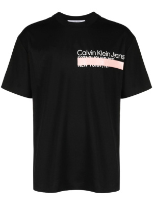 

Logo-print cotton T-shirt, Calvin Klein Jeans Logo-print cotton T-shirt