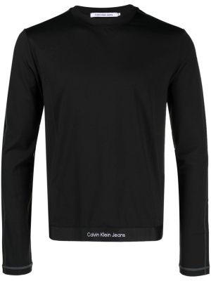 

Logo-print long-sleeved T-Shirt, Calvin Klein Jeans Logo-print long-sleeved T-Shirt