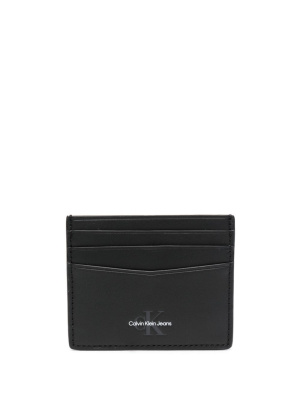 

Logo-print leather cardholder, Calvin Klein Jeans Logo-print leather cardholder