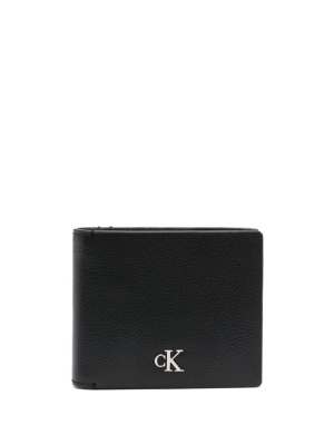 

Logo-lettering leather wallet, Calvin Klein Jeans Logo-lettering leather wallet