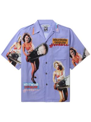 

Graphic-print short-sleeve shirt, WACKO MARIA Graphic-print short-sleeve shirt