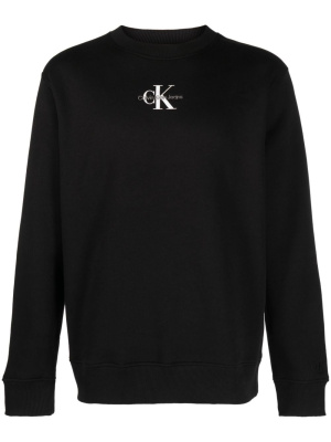 

Logo-print crew-neck sweatshirt, Calvin Klein Jeans Logo-print crew-neck sweatshirt