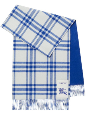 

EKD plaid cashmere scarf, Burberry EKD plaid cashmere scarf