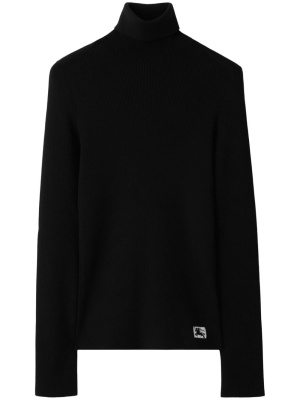 

Equestrian Knight wool-blend roll-neck jumper, Burberry Equestrian Knight wool-blend roll-neck jumper
