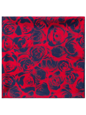

Rose-print silk scarf, Burberry Rose-print silk scarf
