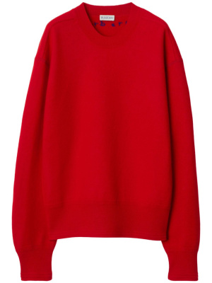 

Long-sleeve crew-neck wool jumper, Burberry Long-sleeve crew-neck wool jumper