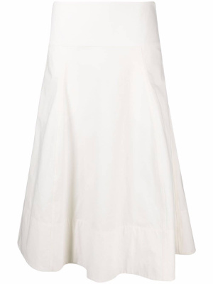 

Fluted cotton midi skirt, Jil Sander Fluted cotton midi skirt