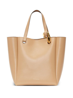 

JWA Corner leather tote bag, JW Anderson JWA Corner leather tote bag