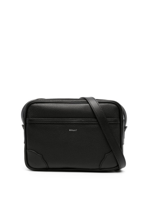 

Logo-stamp leather messenger bag, Bally Logo-stamp leather messenger bag