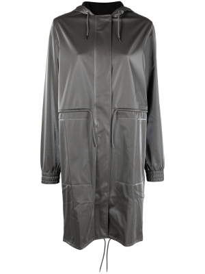

Fishtail-train parka coat, Rains Fishtail-train parka coat