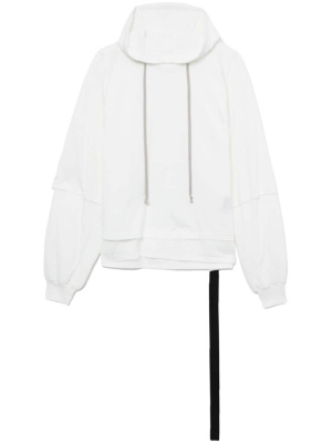 

Layered drawstring hoodie, Rick Owens DRKSHDW Layered drawstring hoodie