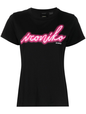 

Ironiko cotton T-shirt, PINKO Ironiko cotton T-shirt