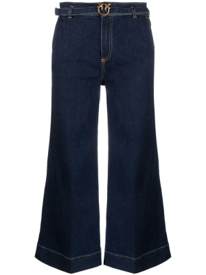 

Belted-waist flared jeans, PINKO Belted-waist flared jeans