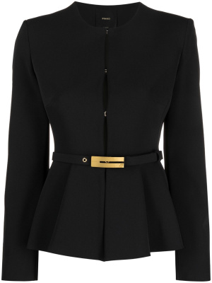 

Single-breasted pleated blazer, PINKO Single-breasted pleated blazer