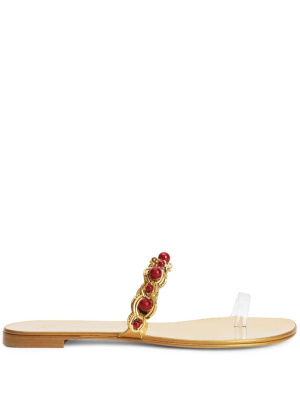 

Marguerithe bead-embellished sandals, Giuseppe Zanotti Marguerithe bead-embellished sandals