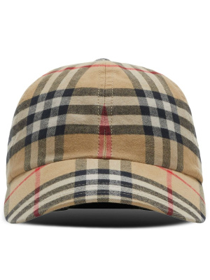 

Nova-check cotton baseball cap, Burberry Nova-check cotton baseball cap