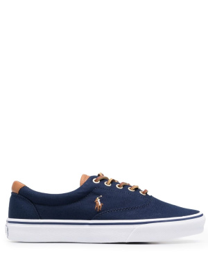 

Embroidered-logo low-top sneakers, Polo Ralph Lauren Embroidered-logo low-top sneakers