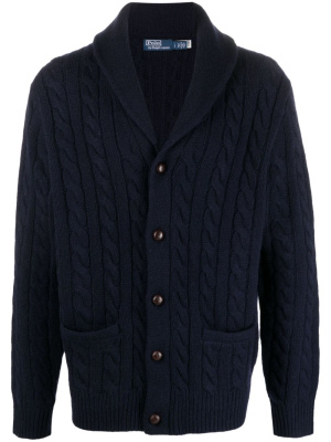 

Cable-knit wool-blend cardigan, Polo Ralph Lauren Cable-knit wool-blend cardigan