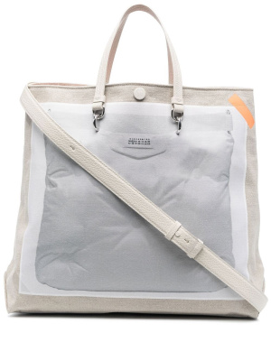 

Graphic-print tote bag, Maison Margiela Graphic-print tote bag