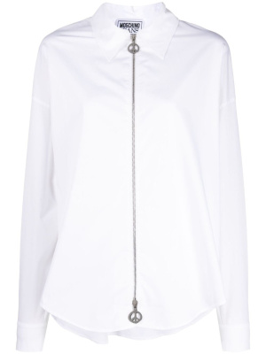 

Zip-up cotton shirt, MOSCHINO JEANS Zip-up cotton shirt