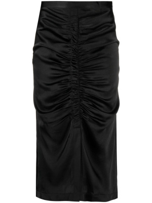 

Gathered midi skirt, SANDRO Gathered midi skirt