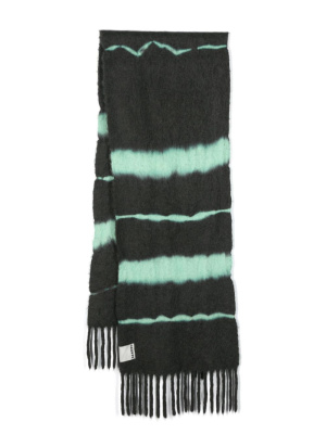 

Spray-paint effect fringed scarf, SANDRO Spray-paint effect fringed scarf