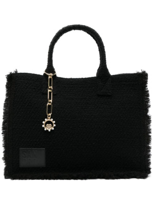 

Logo-charm tote bag, SANDRO Logo-charm tote bag