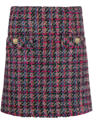 

Button-embellished tweed miniskirt, SANDRO Button-embellished tweed miniskirt