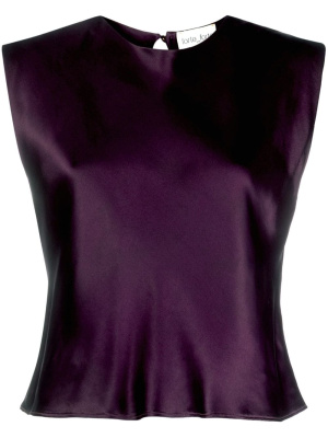 

Round-neck satin tank top, Forte Forte Round-neck satin tank top