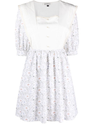 

Sailor collar floral print minidress, Masterpeace Sailor collar floral print minidress