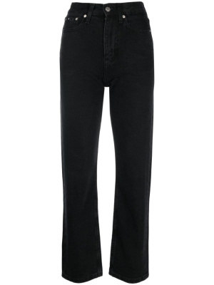 

High-waist straight-leg jeans, Calvin Klein Jeans High-waist straight-leg jeans