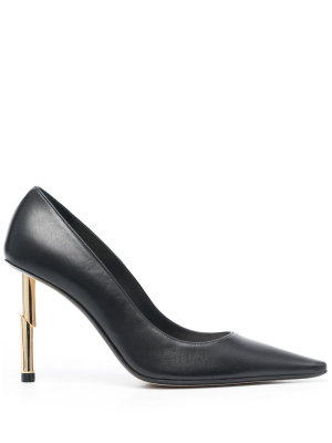

Metallic-heel pointed-toe pumps, Lanvin Metallic-heel pointed-toe pumps