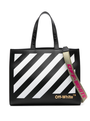 

Diag Hybrid Shop 28 leather tote bag, Off-White Diag Hybrid Shop 28 leather tote bag